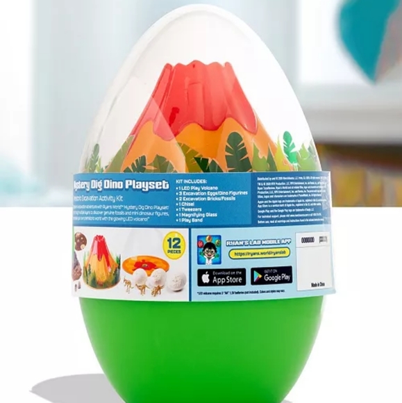 Ryan's World Toy Surprise Unboxing Dino Playset, Fossil Excavation Set with Dino - Picture 10 of 11